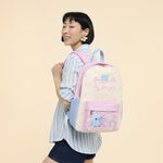 Stitch & Angel All-Over Print Nylon Full-Size Backpack LFlifestyle1 view 2
